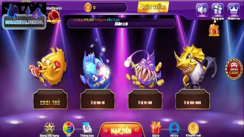 Bắn cá online là sản phẩm giải trí cuốn hút tại cổng game Game Bài 68 Bắn cá online là sản phẩm giải trí cuốn hút tại cổng game Game Bài 68