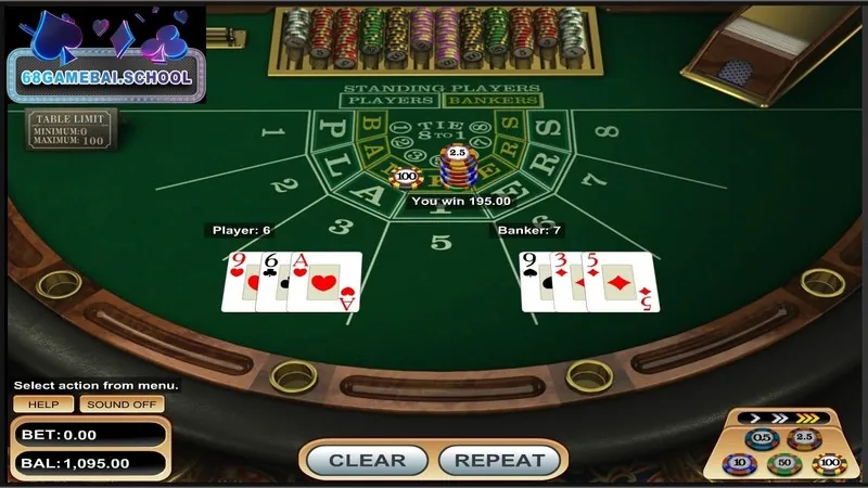 Cách chơi Baccarat quy định tại cổng game Game Bài 68