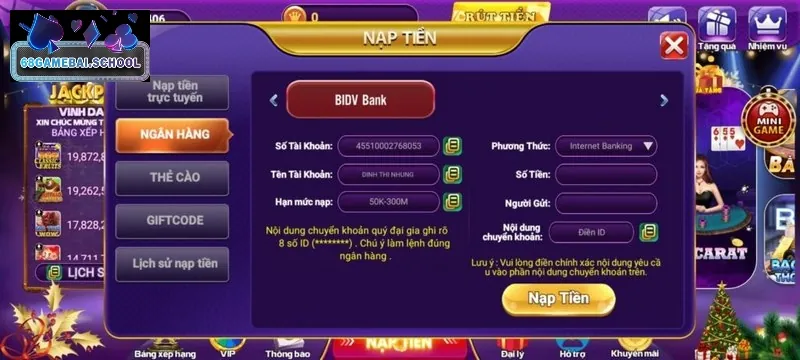 Những chú ý quan trọng mà hội viên cần biết trước khi nạp tiền Game Bài 68
