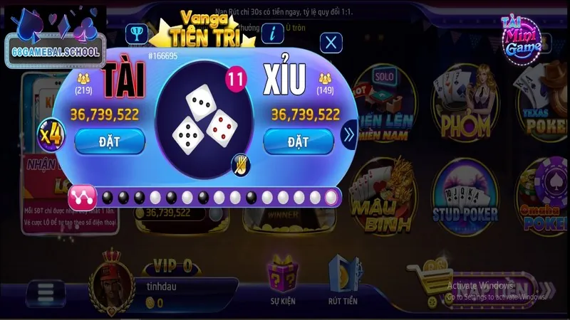 Tài xỉu là game giải trí hot nhất hiện tại của cổng game Game Bài 68 Tài xỉu là game giải trí hot nhất hiện tại của cổng game Game Bài 68