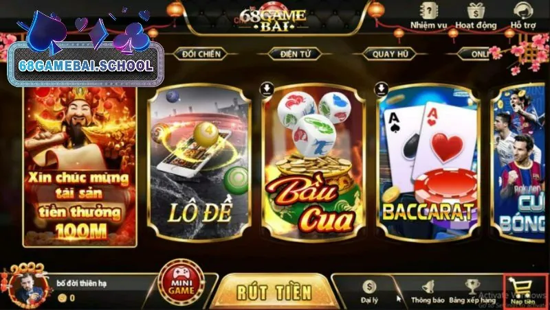 Kho game đẳng cấp tại Game Bài 68 đều phát hành từ những nhà cung cấp lớn Kho game đẳng cấp tại Game Bài 68 đều phát hành từ những nhà cung cấp lớn